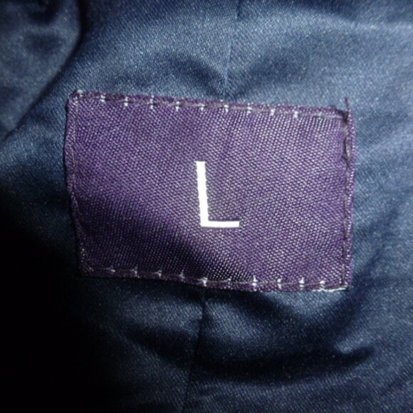 Men's Velvet Smoking Jacket / Quilted Robe-Style Dinner Coat – Navy Blue – Size - Picture 5 of 10